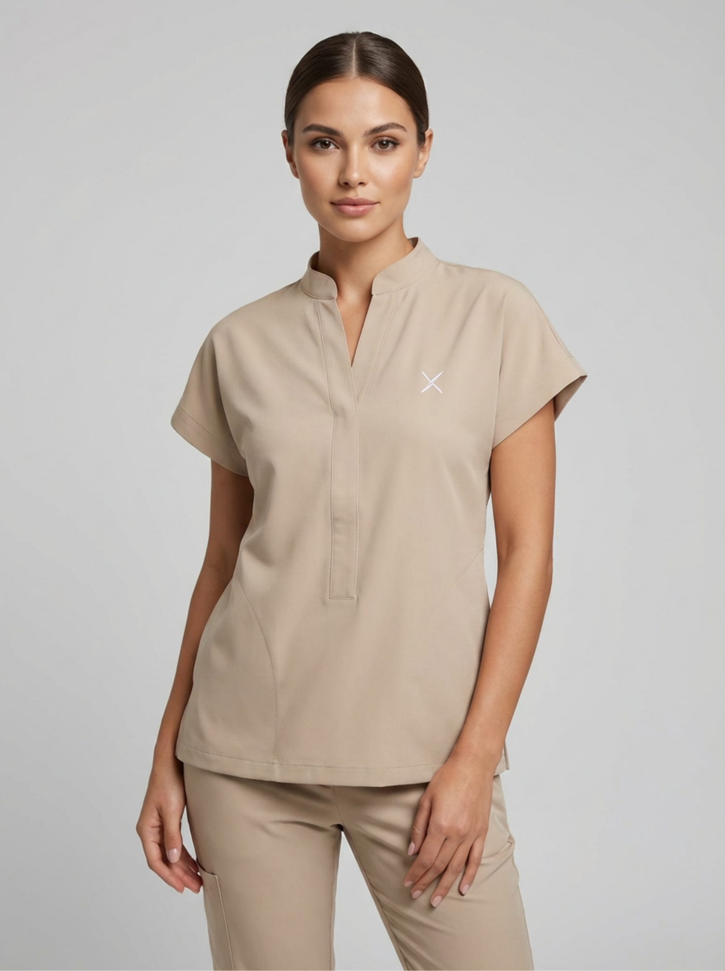 Ms. Long Pat Serisi Takım 4XL - Bej 122