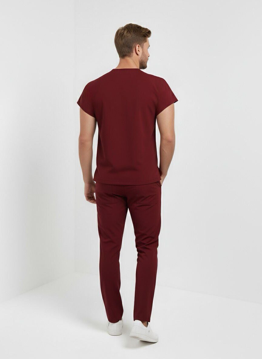 Mr. Single Collar Serisi Takım S - Bordo 120