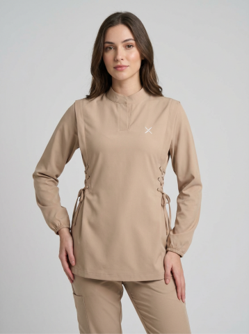 Modesty Serisi Takım XXL - Bej 122