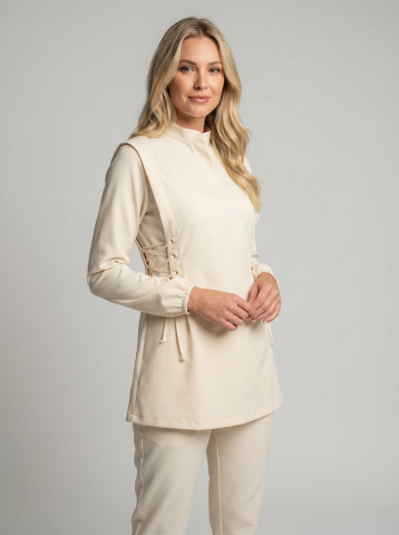 Modesty Serisi Takım M - Krem 126